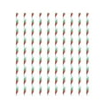 thumbnail image 1 of Christmas Paper Straws, Biodegradable Paper Straws - 10-Pack, 7.74 Inches, Stripe, Dot, Bulk, Snow, Christmas & Thanksgiving, Green, 1 of 6