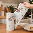 thumbnail image 1 of Christmas Paper Towels, 9.1"x3.5"x3.5", Thick & Strong Absorbent, Holiday Santa Claus Reindeer Printed Paper Towels, Kitchen Roll for Festive Cleaning, 40 sheets per roll, 1 of 6