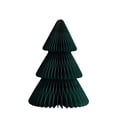 thumbnail image 1 of Christmas Paper Tree Decor, Dark Green Honeycomb Folding Freestanding Tabletop Ornament, 7.9 Inch Height 1 Piece Set, for Xmas Holiday Home Mantel Party Winter Wedding Display Decoration, 1 of 3