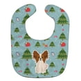 thumbnail image 1 of Christmas Papillon Red White Baby Bib, 1 of 3