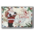 thumbnail image 1 of Christmas Par Avion Collection A - Framed Gallery Wrapped Holiday Canvas - 25 x 37 - White Frame, 1 of 8