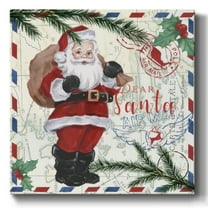 Christmas Par Avion I- Gallery Wrapped Canvas