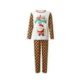 thumbnail image 1 of Christmas Parent-child Outfit Wear Santa Claus Dot Printing Long Sleeve Round Collar Sleepwear, 1 of 9