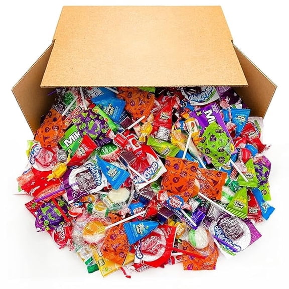 Party Candy Variety Pack | 12 Pound Box - Approx. 930 Count | Bulk Candy for Classroom | Assorted Halloween Candy Individually Wrapped | Popping Rocks, Lollipops, Taffies, Gum, Caramels