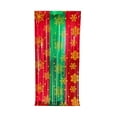 thumbnail image 1 of Christmas Party Decorations - 2 Pack Foil Fringe Curtains 3.3 X 6.6 ft Snowflake Tinsel Streamers Photo Backdrop for New Year Christmas, Ugly Sweater Party Decor, 1 of 6