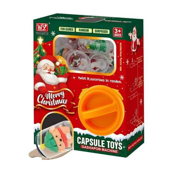 2025 Christmas Party Favors for Kids,Christmas Toys,Stocking Stuffers for Kids,Mini Claw Machine,Surprise Mystery Box,Classroom Xmas Goodie Bag Stuffers for Students Games Supplies Boys Girls