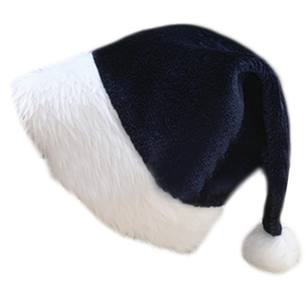 Christmas Party Hat Furry Christmas Hat Plush Santa Hat Funny Hat ...