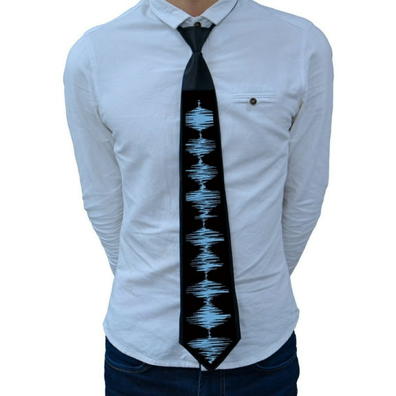 Christmas Party LED Necktie with Sound Activated Design for Halloween Performance