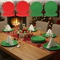 thumbnail image 1 of Christmas Party Paper Plates | Red Green Festive Disposable Tableware | Santa Claus Snowflake Designs | 10pcs Pack | 7in 9in Durable Plates for Holiday Gatherings, 1 of 6