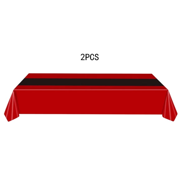 Christmas Party Supplies Set, Disposable Holiday Tableware with 20 9-Inch Plates, 40 Irregular-Shaped Plates, 40 Cups, 20 Napkins & 2 Tablecloths