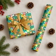 thumbnail image 1 of Christmas Pattern Christmas Wrapping Paper Rolls, Christmas Pattern Holiday Gift Wrapping Paper Merry Christmas, 1 of 7