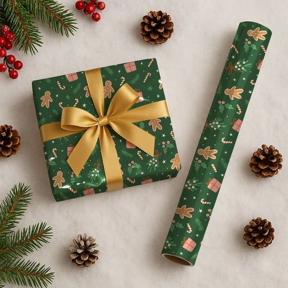 Christmas Pattern Christmas Wrapping Paper Rolls, Christmas Pattern Holiday Gift Wrapping Paper Merry Christmas