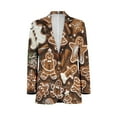 thumbnail image 1 of Christmas Pattern Of Gingerbread Cookies Customized Men's Suits full man Shawl Collar Gentleman Suits for Wedding Business, 1 of 5