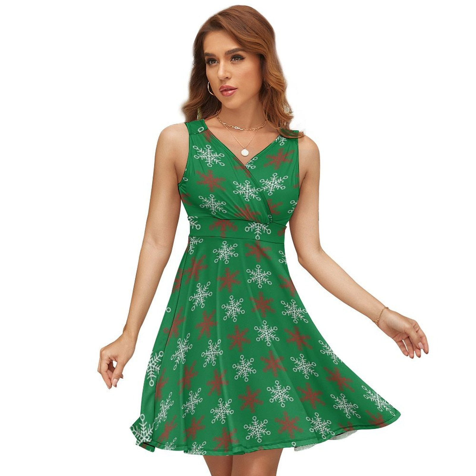 open lace back dress Womens Christmas Dress Vintage 1950s Dresses Long Sleeve Swing Party  Dresses Xmas Cocktail Dress Party Holiday Dress at Amazon Women's Clothing  store main image 0