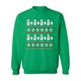 thumbnail image 1 of Christmas Pattern With Bears Sweatshirt Women -Image by Shutterstock, Female 4X-Large, 1 of 4