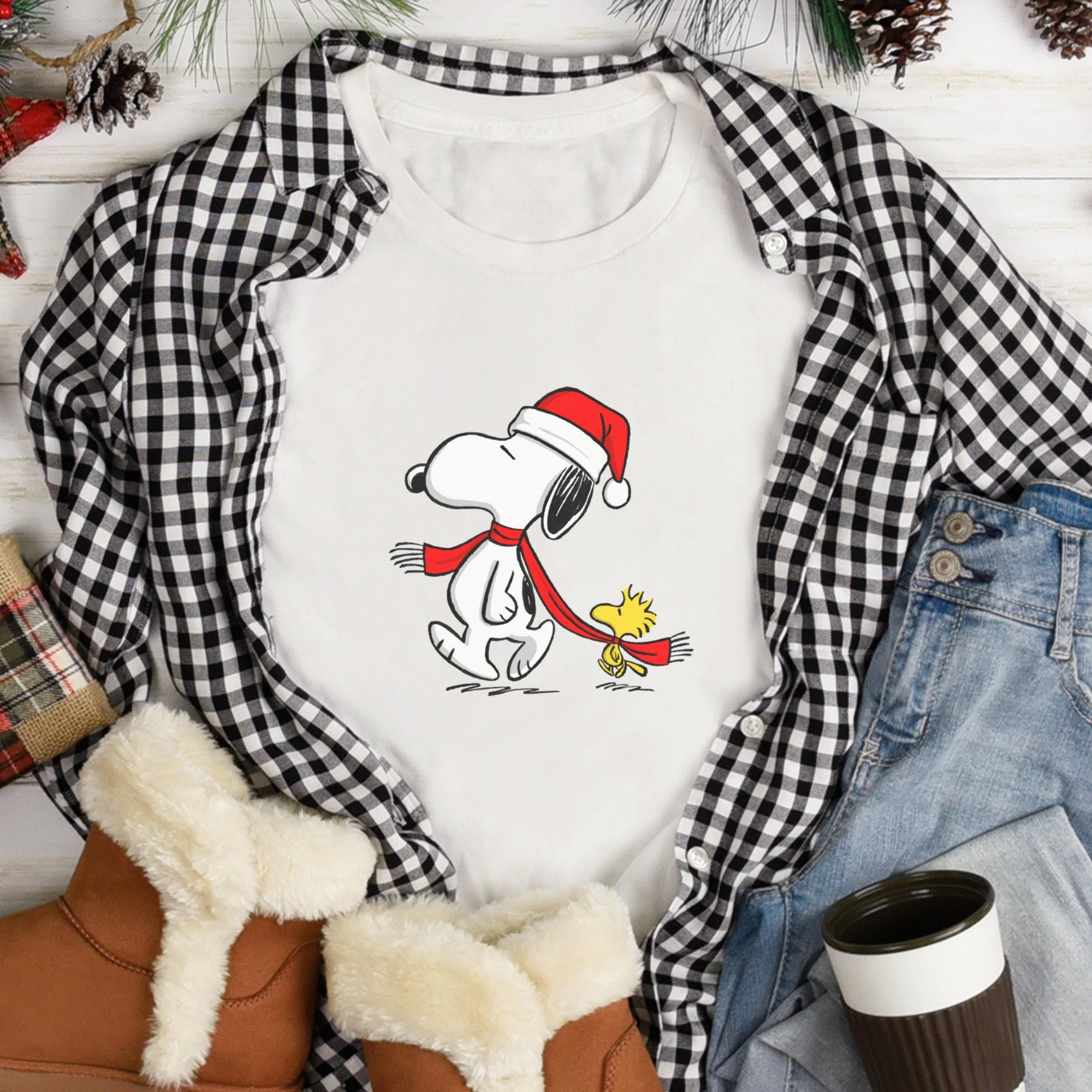 Christmas Peanuts Snoopy And Woodstock Sweasweatshirt For Kids Crewneck