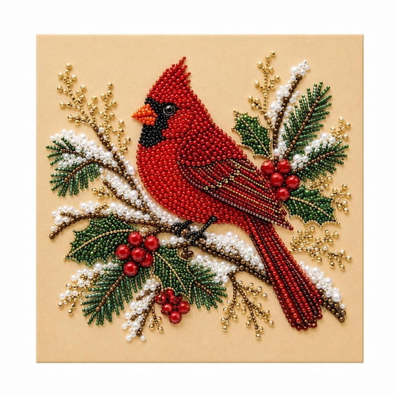Christmas Pearl Art DIY Kit, Creative Pearl Painting Set, DIY Holiday Home Decor Craft, Seasonal Wall Art Decoration Project