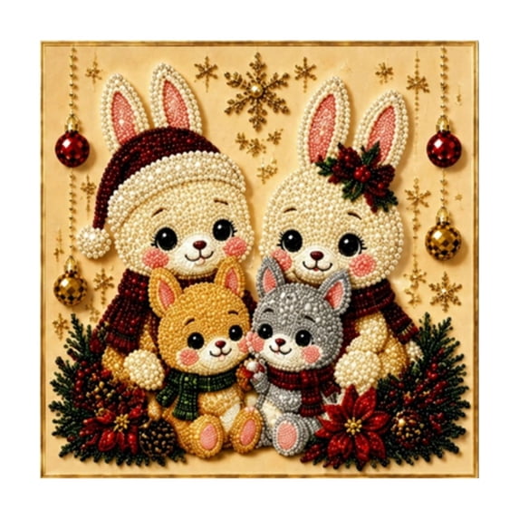 Christmas Pearl Art Kit For Adults And Kids DIY Craft Set Decor 1 Pack