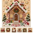 thumbnail image 1 of Christmas Pearl Art Kits for Adults Pearl Diamond Art Diy Kits DIY Pearl Painting Kit for Beginners,7.87x7.87 Inch Gemstone Diamond Dots Beads Handmade Hanging Painting Kit for Home Wall Decor, 1 of 5