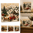 thumbnail image 1 of Christmas Pearl Bead Art Kit with Frame, DIY Diamond Dot Painting Craft for Adults and Beginners, Sparkling Gemstone Holiday Wall Table Decor, 1 of 7
