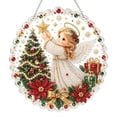 thumbnail image 1 of Christmas Pearl Diamond Art Angel, Pre-Framed Bead Art Kit with Raised Pearl Finish, DIY Holiday Wall Decor & Craft Activity, Gift for Adults and Beginners, 1 of 8