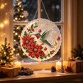 thumbnail image 1 of Christmas Pearl Diamond Art Hanging Kit, Acrylic Suncatcher for Window Hanging Decor, DIY Gem Painting Pendant, Diamond Art Supplies, Christmas Pearl Art Ornament, Christmas Crafts for Adults, 1 of 5