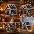 thumbnail image 1 of Christmas Pearl Diamond Art Kit, Beaded Art Crafts Set, Beginner Friendly DIY Wall Decor Supplies for Adult Holiday Indoor Home Ornament, Acrylic Frame with LED Lights, 1 of 7