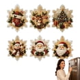 thumbnail image 1 of Christmas Pearl Diamond Art Painting Fridge Magnets Kit 6 Pcs, DIY Mosaic Crystal Refrigerator Decorative Magnet Art Sets for Adults, Holiday Craft Kit for Home Decor & Gifting, 1 of 7