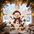 thumbnail image 1 of Christmas Pearl Diamond Art Painting Suncatcher Kit, Diy Christmas Pearl Diamond Hanging Ornament Set, 3D Acrylic Snowflake Sun Catcher for Home Wall Decor, 1 of 8