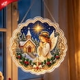 thumbnail image 1 of Christmas Pearl Diamond Art Suncatcher Kit for Adults, Angel Nativity Scene 8 Inch Acrylic Window Hanging Ornament, DIY Xmas Holiday Craft Kit for Christmas Home Wall Door Festive Party Decor, 1 of 8