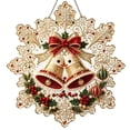 thumbnail image 1 of Christmas Pearl Diamond Art Suncatcher Kits For Adults Snowflake Shape Diamond Painting Kit Acrylic Crystal Suncatcher Hanging Pendant,Christmas Home Wall Or Window Decor Gift(12In), 1 of 5