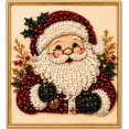 thumbnail image 1 of Christmas Pearl Diamond Painting DIY Art Kit with Frame, Christmas Pearl Bead Art Craft for Adults, Gemstone Diamond Dots Bead Painting for Home Wall Decor A, 1 of 5