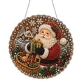 thumbnail image 1 of Christmas Pearl Diamond Painting Kit,DIY Christmas Suncatcher Hanging Ornament,Pearl Craft Kit for Window and Wall Holiday Decor, 1 of 8