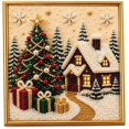 thumbnail image 1 of Christmas Pearl Diamond Painting Kit with Frame - 5D Gemstone Art Craft for Adults & Beginners, Healing Stress-Relieving Home Decor, 1 of 8