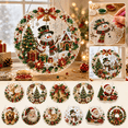 thumbnail image 1 of Christmas Pearl Diamond Painting Suncatcher Kit, 3D Pearl Art Craft Set for Adults Beginners, DIY Christmas Window Hanging Ornament, Handmade Holiday Gift Decor, 1 of 8
