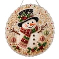 thumbnail image 1 of Christmas Pearl Diamond Painting Suncatcher Kit,DIY Craft for Adults (10in) | Pearl Chain,Pearl Board,2D Pearl Art,Christmas Decor(B), 1 of 9