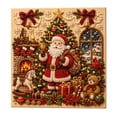 thumbnail image 1 of Christmas Pearl Painting Kit with Frame, 8x 8 Inches DIY Pearl Art Craft Set, Holiday Bead Artwork Kit, Handmade Wall Decor Project, Decorative Christmas Home Decoration and Creative Hobby Activity, 1 of 4