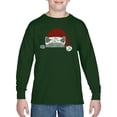 thumbnail image 1 of Christmas Peeking Cat - Boy's Word Art Long Sleeve T-Shirt, 1 of 2