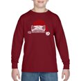 thumbnail image 1 of Christmas Peeking Cat - Boy's Word Art Long Sleeve T-Shirt, 1 of 2