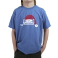thumbnail image 1 of Christmas Peeking Cat - Boy's Word Art T-Shirt, 1 of 2