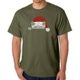 thumbnail image 1 of Christmas Peeking Cat - Men's Word Art T-Shirt, 1 of 2
