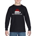 thumbnail image 1 of Christmas Peeking Dog - Boy's Word Art Long Sleeve T-Shirt, 1 of 2