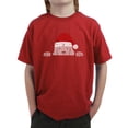 thumbnail image 1 of Christmas Peeking Dog - Boy's Word Art T-Shirt, 1 of 2