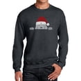 thumbnail image 1 of Christmas Peeking Dog - Men's Word Art Crewneck Sweatshirt, 1 of 2