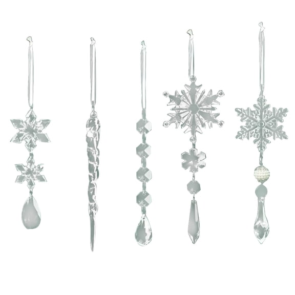 Christmas Pendant Accessories for Tree and Garden Decoration Festive Window Ornaments for Holiday Charm