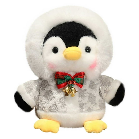 Christmas Penguin Doll, Stuffed Penguin Toy, Cute Soft Plush Little Penguin Doll for Girls Toddlers, 8.6 Inch Adorable Holiday Gift, Super Soft Materials and Fillings, Perfect Bedroom Decoration