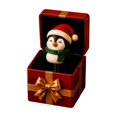 thumbnail image 1 of Christmas Penguin Jack in The Box Figurine, Resin Pop-Up Penguin in Gift Box Statue with Santa Hat & Green Scarf, Christmas Tabletop Decor, Surprise Christmas Gift Ornament for Home Shelf, 1 of 4