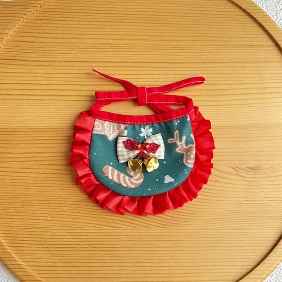Christmas Pet Apparel for Cats and Dogs Festive Holiday Bibs Cute Xmas Outfits