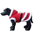 thumbnail image 1 of Christmas Pet Costume Hooded Outfit Warm Dog Cat Holiday Clothes with Adjustable Buckle Festive Xmas Dress for Pet Party Photo Props, 1 of 4