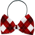 thumbnail image 1 of Christmas Pet, Dog  Cat Bow Ties, "Candy Cane Lane Group" *Available in 8 different print options!*, 1 of 9
